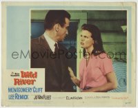 4p959 WILD RIVER LC #2 1960 close up of Lee Remick glaring at Montgomery Clift, Elia Kazan