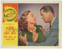 4p985 WORLD FOR RANSOM LC 1954 Robert Aldrich, Marian Carr, Dan Duryea holds the fate of the world!