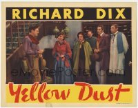 4p991 YELLOW DUST LC 1936 Leila Hyams & others are happy after Richard Dix saves the day!