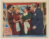 4p993 YES SIR THAT'S MY BABY LC #2 1949 Donald O'Connor, Charles Coburn, Gloria De Haven