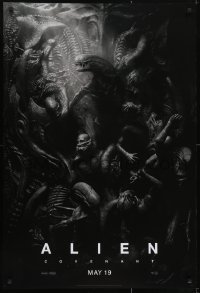 4r606 ALIEN COVENANT style C teaser DS 1sh 2017 Ridley Scott, Fassbender, incredible sci-fi image!