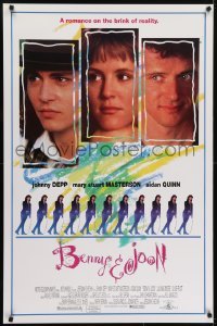 4r636 BENNY & JOON 1sh 1993 Johnny Depp, Mary Stuart Masterson, Quinn, romance on the brink!