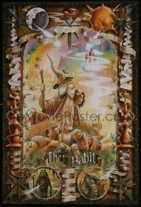 4r292 HABIT 24x35 commercial poster 2000s marijuana, parody Lord of the Rings art!