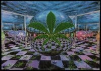 4r312 VIRTUAL HIGH 24x34 English commercial poster 1995 Nick Waterson & Rob Read art of marijuana!