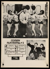 4r071 UNIVERSAL 16 FILM FESTIVAL comedy #3 style 13x18 film festival poster 1980 cool images!