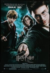 4r738 HARRY POTTER & THE ORDER OF THE PHOENIX IMAX DS 1sh 2007 Radcliffe, experience it in IMAX 3D!