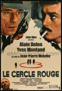 4r884 RED CIRCLE 1sh R2003 Jean-Pierre Melville's Le Cercle Rouge, Alain Delon, cool images!
