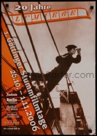4r080 1 GOTTINGER STUMMFILMTAGE 17x24 German film festival poster 2006 sailor Buster Keaton!