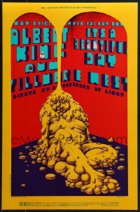 4r210 ALBERT KING/AUM/IT'S A BEAUTIFUL DAY 14x21 music poster 1969 completely wild Lee Conklin art!