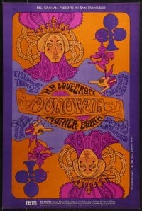 4r230 DONOVAN/H.P. LOVECRAFT/MOTHER EARTH 14x21 music poster 1967 cool Kouninos art!