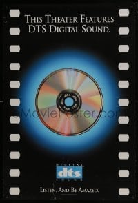 4r348 DTS DS 27x40 special poster 2000s DTS Digital Sound systems in theaters and cinemas!