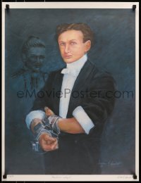 4r001 HARRY HOUDINI signed #131/500 23x30 art print 1990s by artist Sparks, art of the magician!