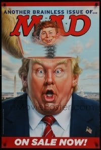 4r431 MAD 24x36 Canadian special poster 2016 Alfred E. Neuman popping out of Donald Trump's head!