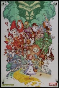4r374 MARVEL COMICS 24x36 special poster 2014 awesome Skottie Young artwork, Oz Omnibus!