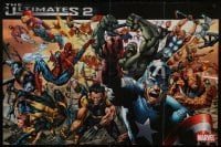 4r372 MARVEL COMICS 24x36 special poster 2006 Captain America, Hulk, many more, the Ultimates 2!