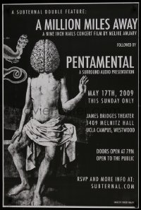 4r377 MILLION MILES AWAY 24x36 special poster 2009 Nine Inch Nails, Trent Reznor, Imjarv art!