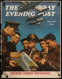 4r400 SATURDAY EVENING POST 22x28 special poster 1942 cover from May 16, military Ivan Dmitri art!