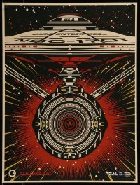 4r408 STAR TREK BEYOND 18x24 special 2016 Starship Enterprise by Jeffrey Everett, Cinemark RealD 3D