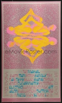 4r270 TAJ MAHAL/CREEDENCE CLEARWATER REVIVAL style A 13x22 music poster 1968 Abskky Blues Band!