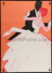 4r452 UNKNOWN GERMAN POSTER 23x33 German special poster 1930s cool artwork of couple dancing!