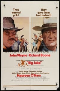 4s270 BIG JAKE style A 1sh 1971 Richard Boone wanted gold but John Wayne gave him lead instead!