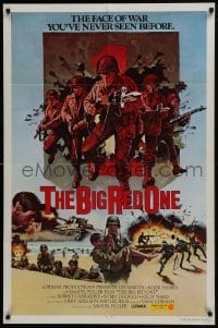 4s093 BIG RED ONE int'l 1sh 1980 directed by Samuel Fuller, Lee Marvin, Hamill in WWII, different!