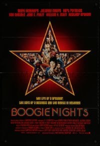 4s099 BOOGIE NIGHTS int'l 1sh 1997 Burt Reynolds, Julianne Moore, Wahlberg as Dirk Diggler!