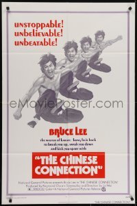 4s329 CHINESE CONNECTION 1sh 1973 kung fu master Bruce Lee is back to kick you apart!