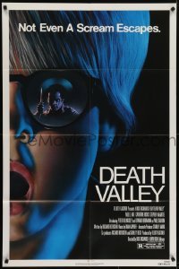 4s374 DEATH VALLEY 1sh 1982 Paul Le Mat, Catherine Hicks, cool horror artwork!