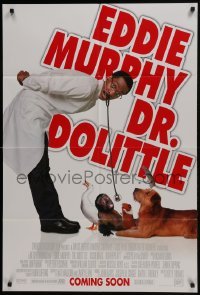 4s113 DOCTOR DOLITTLE style A int'l advance DS 1sh 1998 Eddie Murphy, Ossie Davis, Oliver Platt!