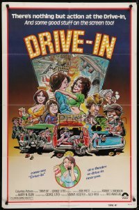 4s396 DRIVE-IN 1sh 1976 Texas movie theater teen comedy, Glenn Morshower, Lisa Lemole!
