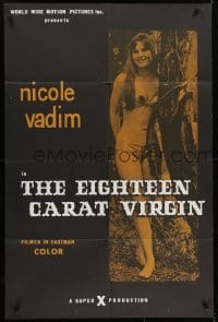 4s411 EIGHTEEN CARAT VIRGIN 1sh 1972 Cherry Sundey, great image of sexy Nicole Vadim!