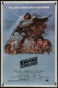 4s415 EMPIRE STRIKES BACK style B NSS style 1sh 1980 George Lucas classic, art by Tom Jung!