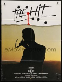 4s026 HIT English 1sh 1984 Stephen Frears first feature film, John Hurt, cool silhouette image!