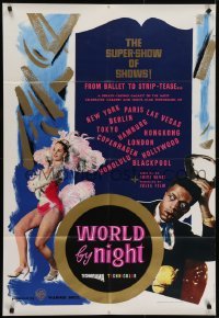 4s069 WORLD BY NIGHT English 1sh 1961 Luigi Vanzi's Il Mondo di notte, Italian showgirls!