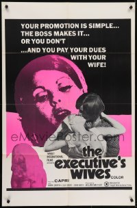 4s424 EXECUTIVE'S WIVES 1sh 1970s your promotion is simple, you pay your dues with your wife!