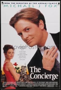 4s120 FOR LOVE OR MONEY int'l 1sh 1993 close-up of Michael J. Fox, Gabrielle Anwar!