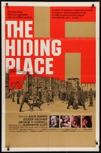 4s516 HIDING PLACE 1sh 1975 Julie Harris, World War II concentration camp true story!