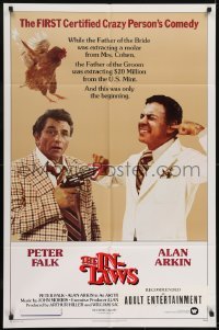 4s547 IN-LAWS 1sh 1979 classic Peter Falk & Alan Arkin screwball comedy!