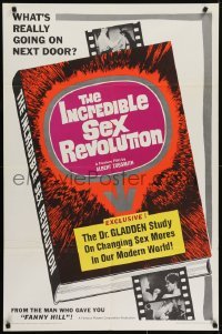 4s544 INCREDIBLE SEX REVOLUTION 1sh 1965 the study on changing sex mores in our modern world!