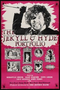 4s559 JEKYLL & HYDE PORTFOLIO 23x34 1sh 1971 a schizophrenic nightmare of terror by a maniac!
