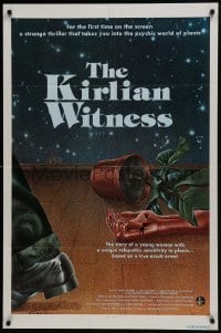 4s579 KIRLIAN WITNESS 1sh 1979 Sarno, a movie that takes you into the psychic world of plants!!!