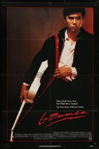 4s585 LA BAMBA 1sh 1987 rock and roll, Lou Diamond Phillips as Ritchie Valens!