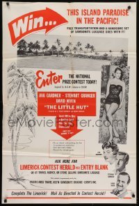 4s610 LITTLE HUT 1sh 1957 special promotion to win an island paradise in the Pacific, ultra rare!