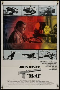 4s140 McQ int'l 1sh 1974 John Sturges, John Wayne is a busted cop with an unlicensed gun!