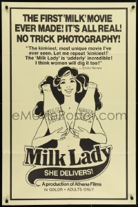 4s660 MILK LADY 1sh 1975 sexploitation, no trick photography, udderly incredible!