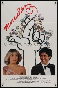 4s142 MIRACLES int'l 1sh 1986 Tom Conti & Teri Garr want a divorce, Christopher Lloyd!