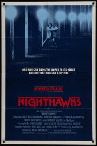 4s150 NIGHTHAWKS int'l 1sh 1981 Sylvester Stallone, Billy Dee Williams, Rutger Hauer