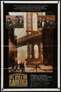 4s713 ONCE UPON A TIME IN AMERICA 1sh 1984 De Niro, James Woods, Sergio Leone, many images!