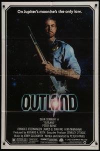 4s722 OUTLAND 1sh 1981 Sean Connery is the only law on Jupiter's moon!